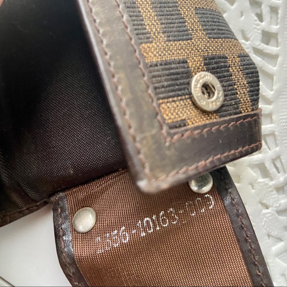 Fendi Italy, Zucca Pattern 4-hooks Key Case - Picture 9 of 9